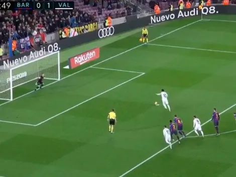 Parejo fusiló a Ter Stegen de penal y Valencia da el golpe en el Camp Nou