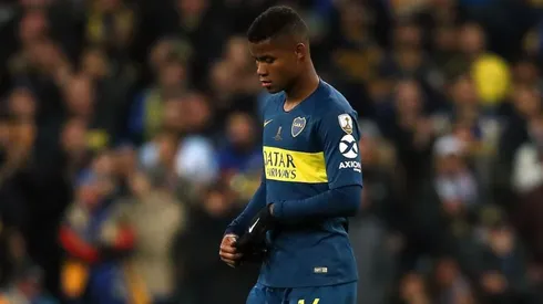 Wilmar Barrios con la camiseta de Boca.