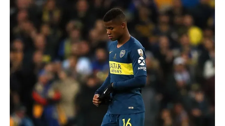 Wilmar Barrios con la camiseta de Boca.