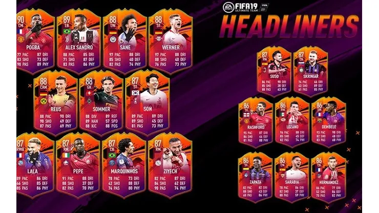 FIFA 19 presenta las Estrellas de la temporada para el FUT