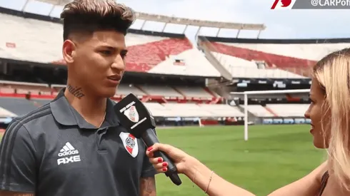 Carrascal se puso la de River y enamoró a los hinchas con una frase