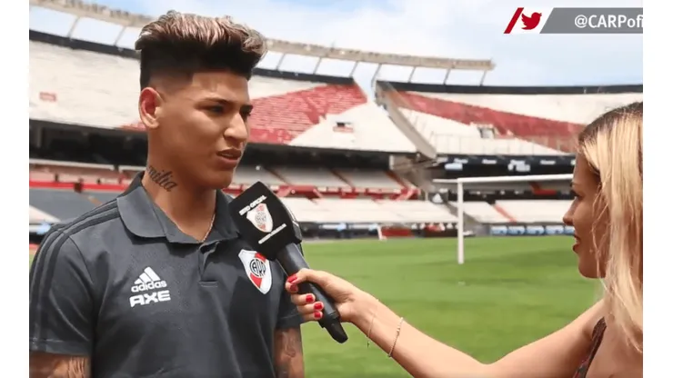 Carrascal se puso la de River y enamoró a los hinchas con una frase