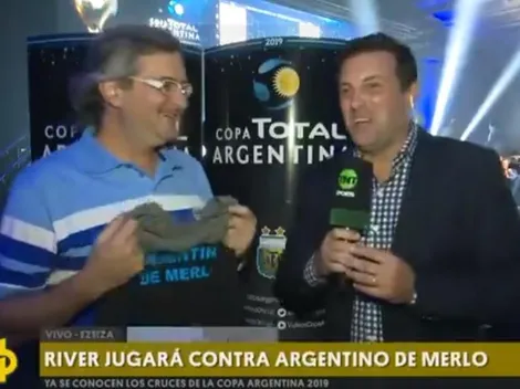 Habló el dirigente de Argentino de Merlo que gritó en pleno sorteo de la Copa Argentina