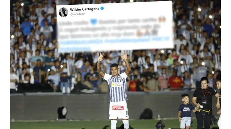 Amor puro: Wilder Cartagena le agradeció a los hinchas de Alianza por la ovación en la Noche Blanquiazul