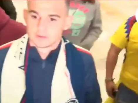 Un seguidor de Pumas recibió a puro insulto a Benedetti en el aeropuerto