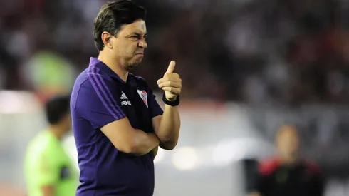 Gallardo habló de los tres partidos perdidos y salió con los tapones de punta a bancar a los jugadores