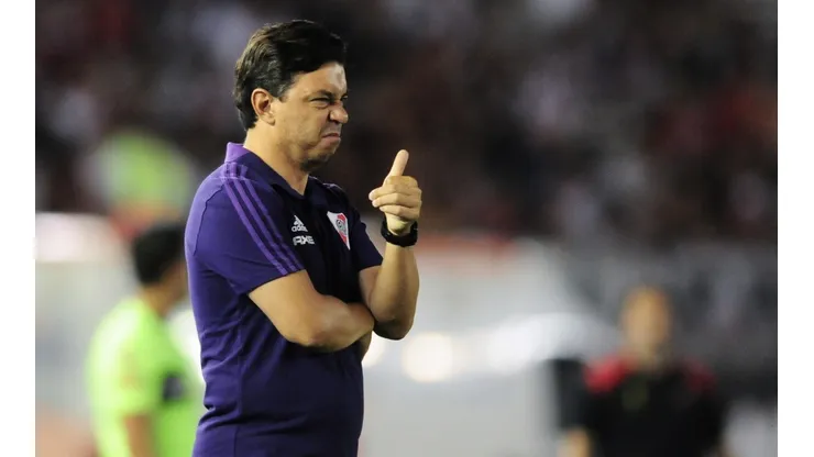 Gallardo habló de los tres partidos perdidos y salió con los tapones de punta a bancar a los jugadores