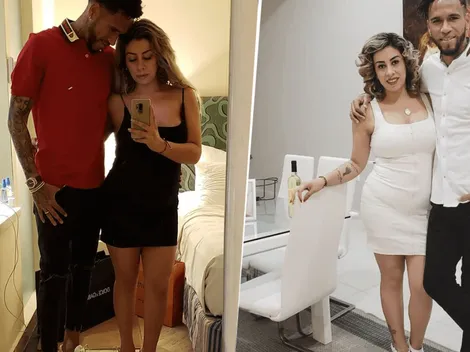 Foto: la mujer de Gallese estuvo apoyando a Alianza Lima