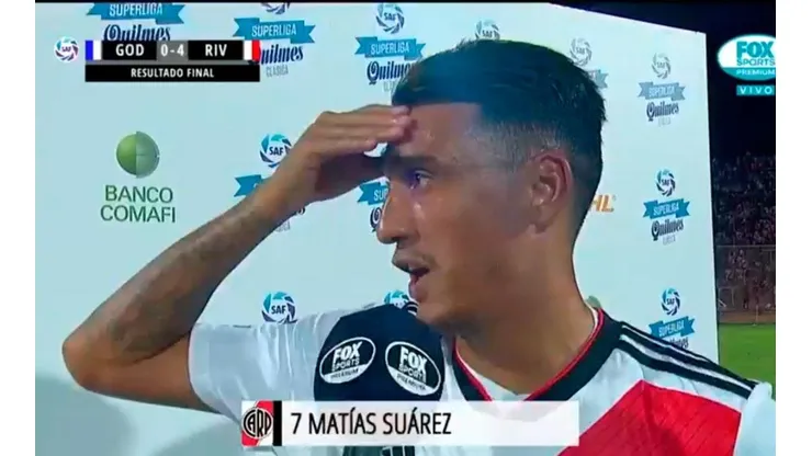 Suárez le pidió disculpas a los hinchas de Belgrano.
