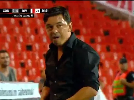 Y de esto se habló poco: la hermosa reacción de Gallardo tras el golazo de Matías Suárez