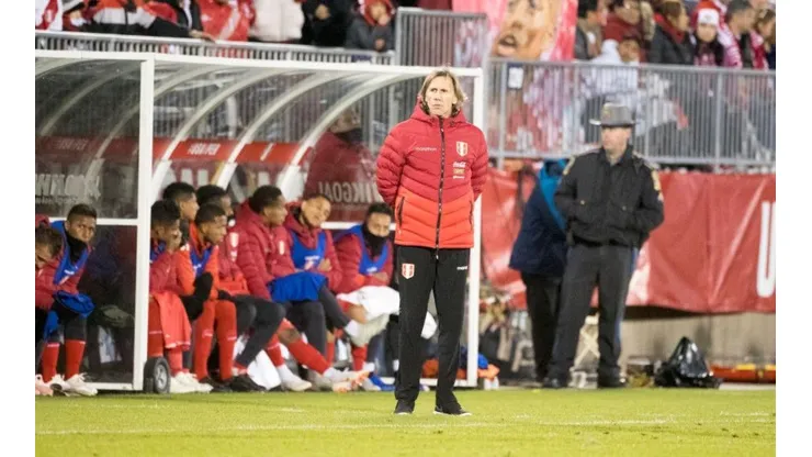 Foto de Ricardo Gareca, entrenador de Perú.