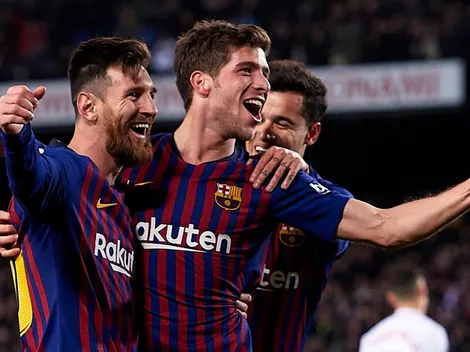 Fiesta del Barcelona: goleó al Sevilla y concretó la remontada en la Copa del Rey