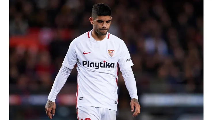 Banega no pudo anotar en el Camp Nou