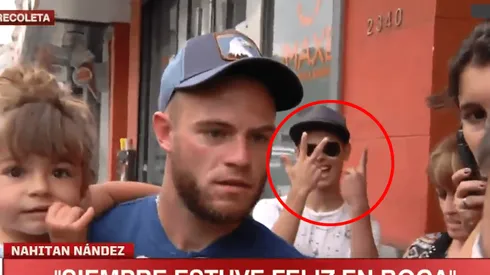 Foto de Nandez, jugador de Boca.