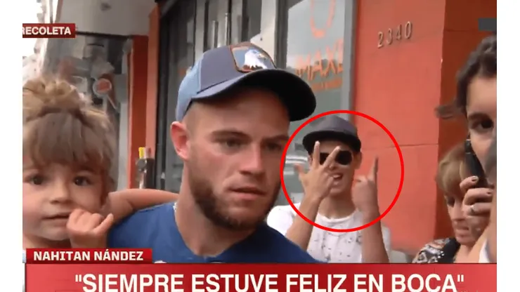 Foto de Nandez, jugador de Boca.