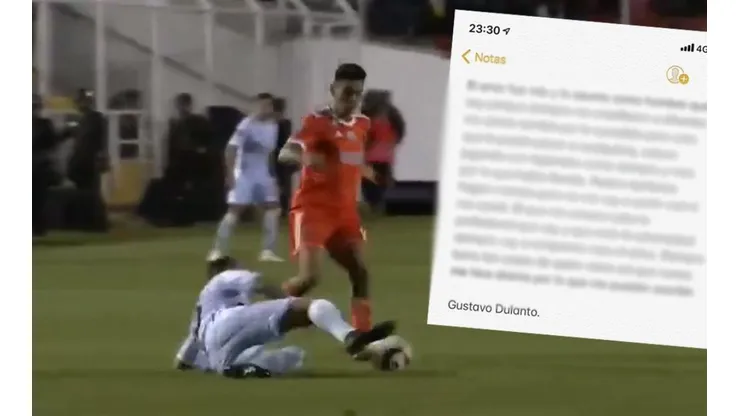 Luego de su garrafal error vs La Guaira, Gustavo Dulanto rompió el silencio