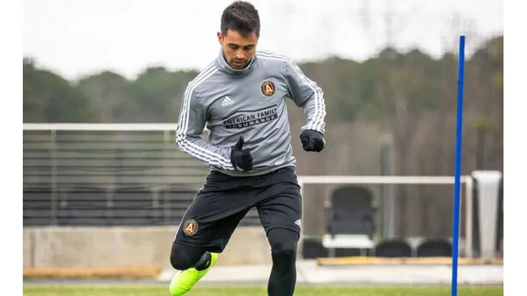Loco no, demente: golazo de Pity Martínez en el entrenamiento de Atlanta United