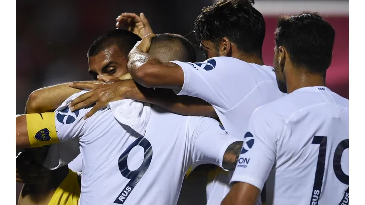 Foto de los jugadores de Boca.