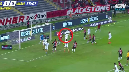 González empató de cabeza.