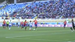 Foto captura del momento del gol de Buonanotte.