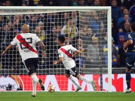 Izquierdoz reveló lo que pensó en el gol del Pity Martínez