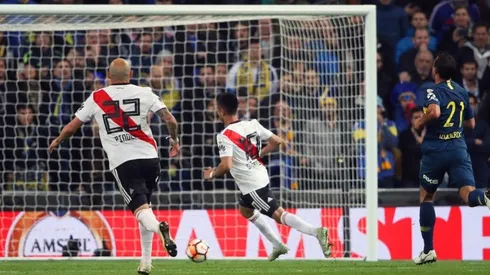 Gol de Martínez en la final ante Boca.