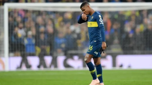 Barrios en el partido ante River en Madrid.