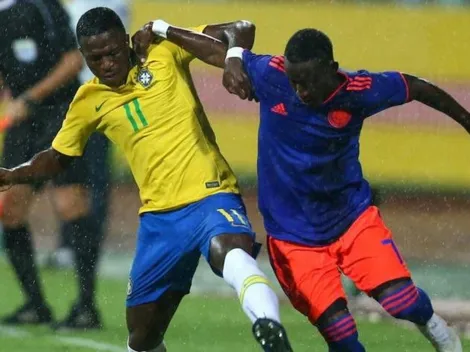 Qué canal transmite Brasil vs Colombia por el Sudamericano Sub 20