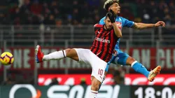 Milan vs Nápoli por la Copa Italia.