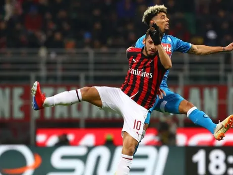 Qué canal transmite Milan vs Nápoli por la Copa Italia