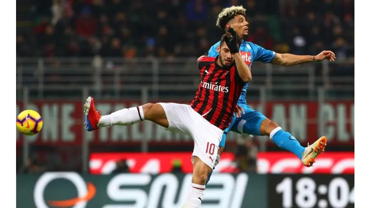 Milan vs Nápoli por la Copa Italia.