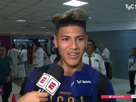 Qué loco hermoso: Carrascal llegó a Argentina y avisó que quiere ser titular en River