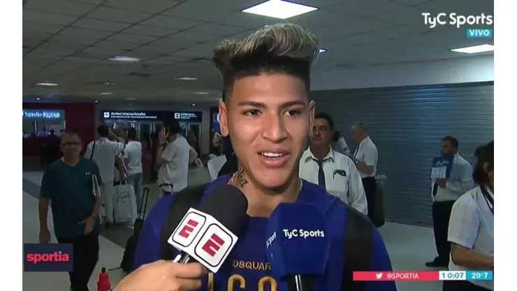 Qué loco hermoso: Carrascal llegó a Argentina y avisó que quiere ser titular en River