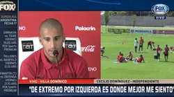 Cecilio Domínguez no le teme al fútbol argentino: "En México también decían que me iba a costar"