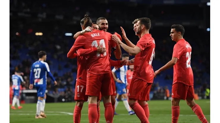 Foto de los jugadores de Real Madrid.