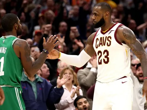 LeBron James recluta a Kyrie Irving para que vaya a los Lakers