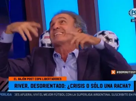 Está demente: Ruggeri no paró un segundo y se murió de risa de River