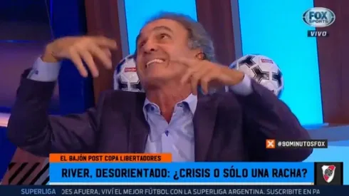 Está demente: Ruggeri no paró un segundo y se murió de risa de River