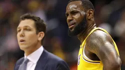Asesores de LeBron James presionan por un cambio de entrenador en los Lakers