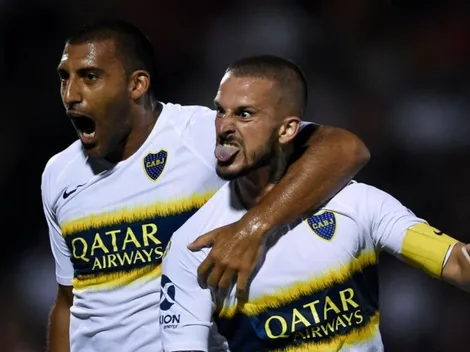 ¡Tenía que entrar Mauro! Zárate tiró el centro y Benedetto empató para Boca