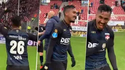 Orgullo: Tapia tuvo otra gran actuación y celebró con los fanáticos del Willem II una nueva victoria