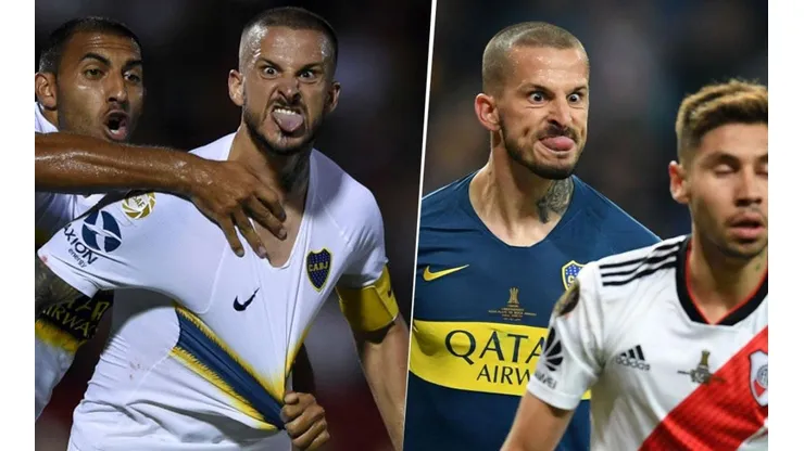 Benedetto repitió el festejo de su último gol.