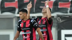 Ávalos celebra su tercer gol.