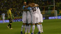 Foto de los jugadores de Racing.