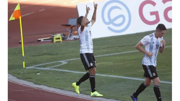 Maxi Romero canjeó penal por gol. (Foto: Sudamericano Sub 20)