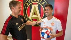En su presentación con Atlanta United, el Pity Martínez reveló un secreto de su infancia