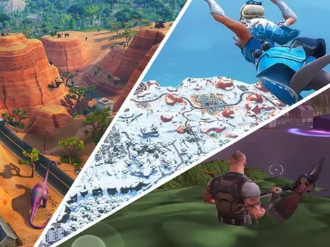 Así evolucionó el mapa de Fortnite a lo largo del tiempo