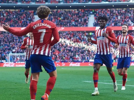Atlético ganó de vuelta y le respira en la nuca al Barcelona