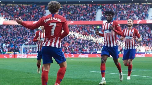 Griezmann celebra y el Atlético sigue al pie del cañón.