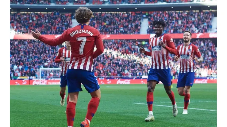 Griezmann celebra y el Atlético sigue al pie del cañón.